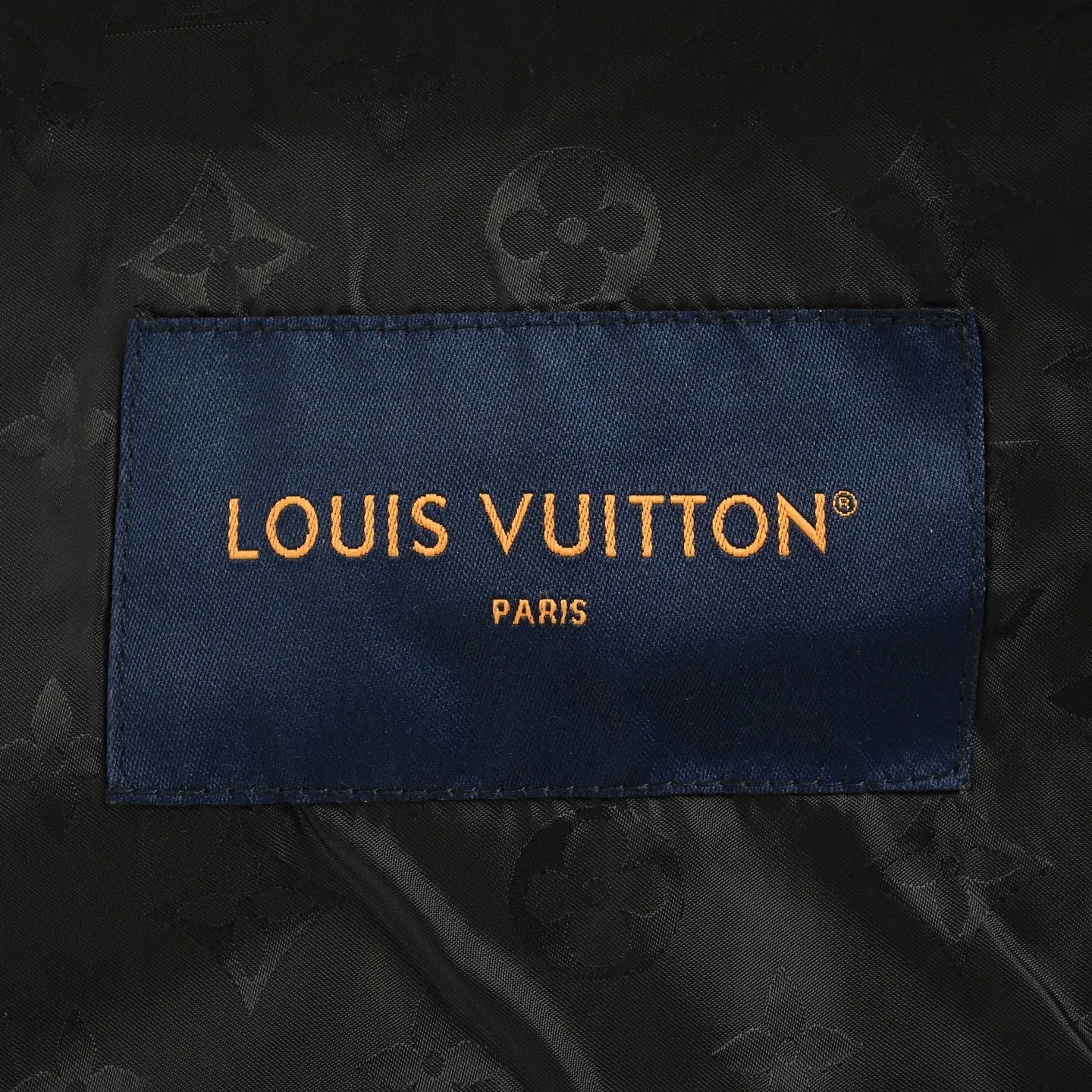 Louis Vuitton/Louis Vuitton 24Fw leather sherpa stand collar jacket